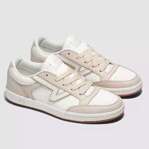 Vans Lowland ComfyCush Leather Shoe Marshmallow White/True White